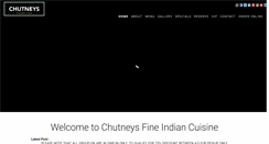 Desktop Screenshot of chutneysrestaurant.com